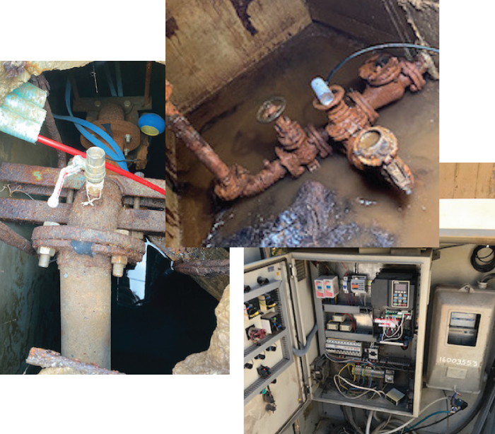 Παλαιό Αντλιοστάσιο - Οξείδωση